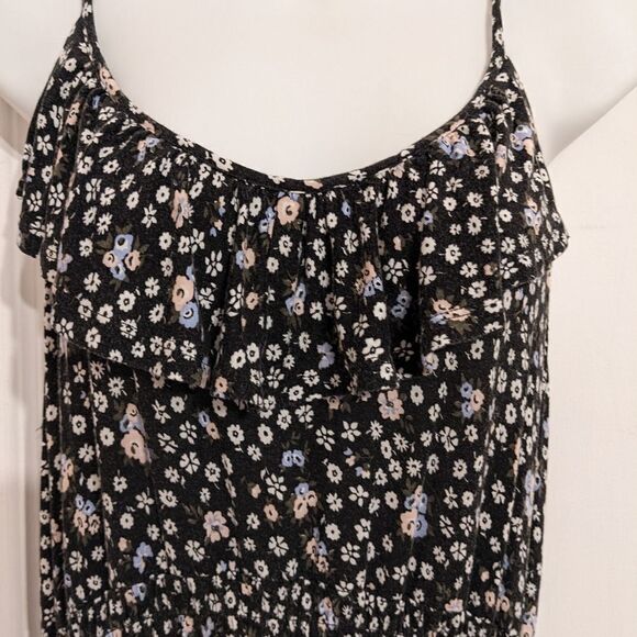 MAXI dress floral ditsy calico floral print Small @V - Picture 3 of 11